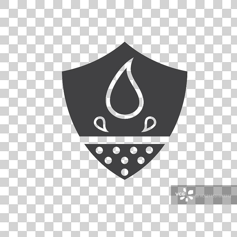 防水或防水图标概念图片素材