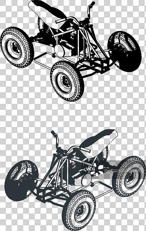 四轮摩托车图片素材