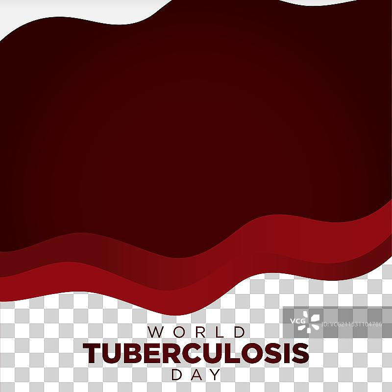 世界结核病日的剪纸背景图片素材