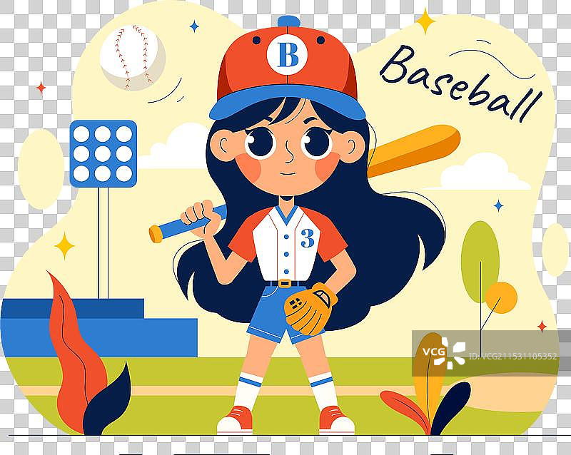 一个穿着制服的儿童棒球运动员正在投球图片素材