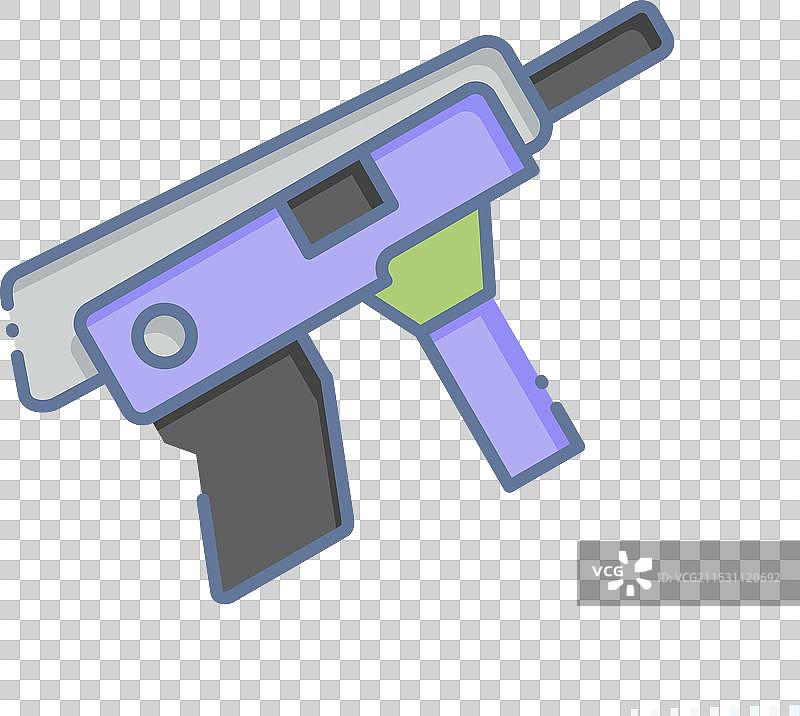 与武器相关的冲锋枪图标图片素材