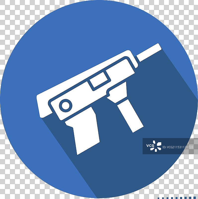 与武器相关的冲锋枪图标图片素材