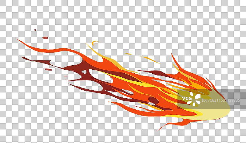 平面图描绘了火焰图片素材