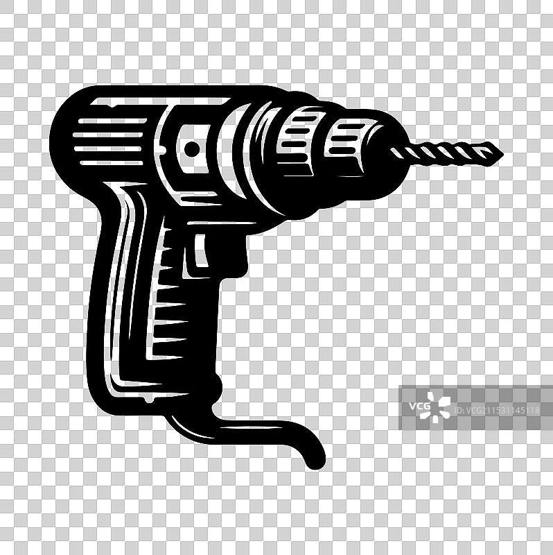 钻头轮廓图绘制图片素材