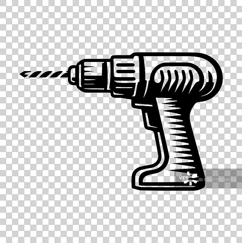 钻头轮廓图绘制图片素材