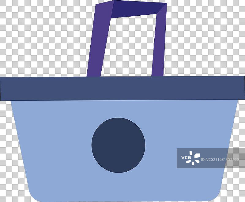 在线购物图标，白色背景上的购物篮图片素材