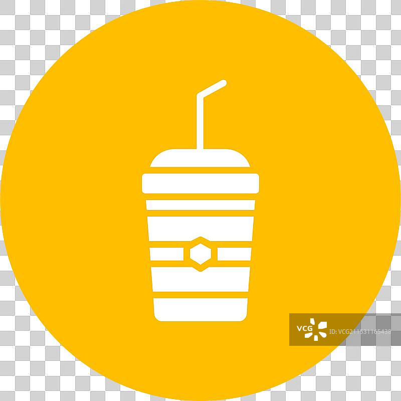 冷饮图标圆形符号图片素材