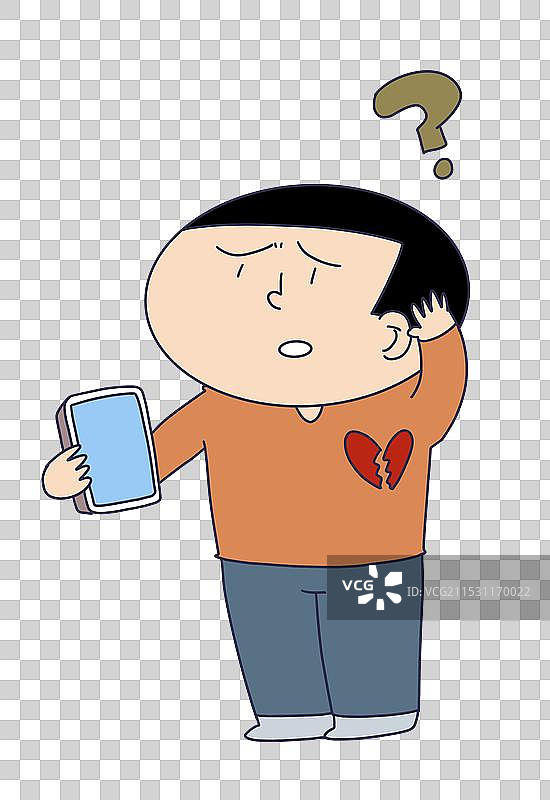 心碎伤心的男性图片素材