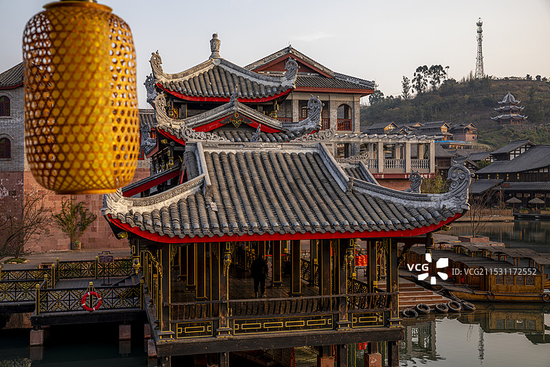 李庄古镇 古镇 老街 街巷图片素材