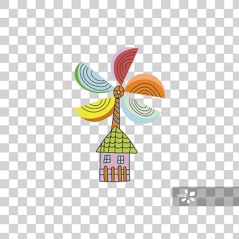 风车小屋 免扣元素图片素材