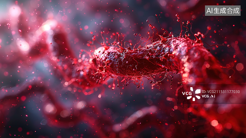 【AI数字艺术】神经 与血管图片素材