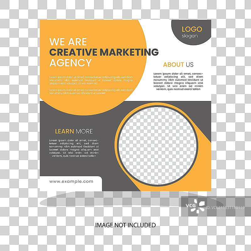 创意营销机构社交媒体帖子设计图片素材