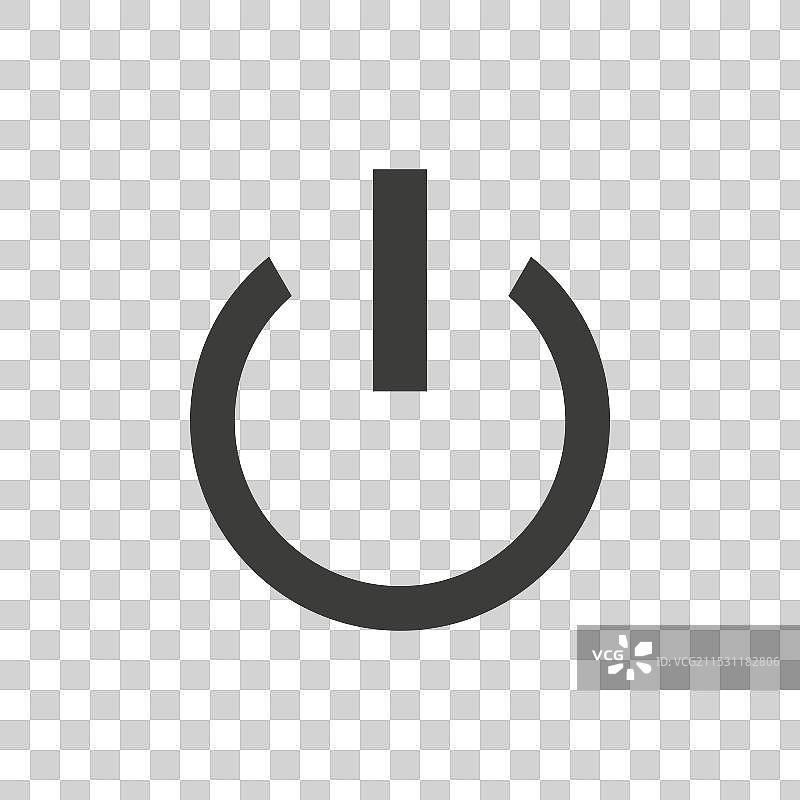 电力线图标，背景为白色图片素材