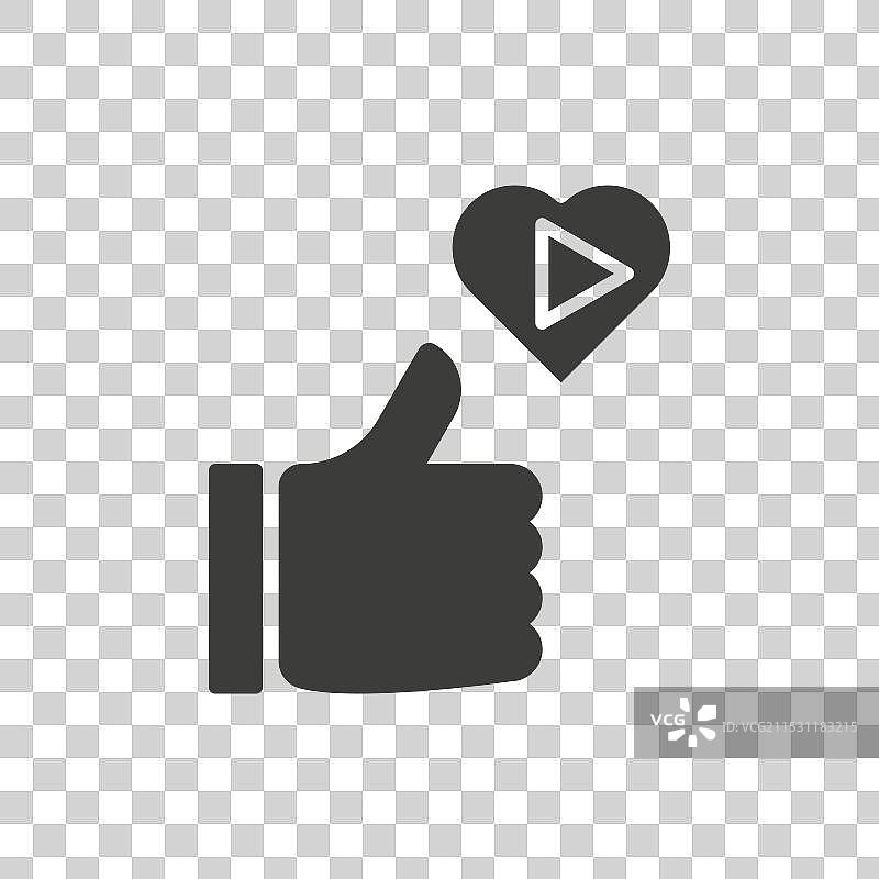 社交媒体线条图标，背景为白色图片素材