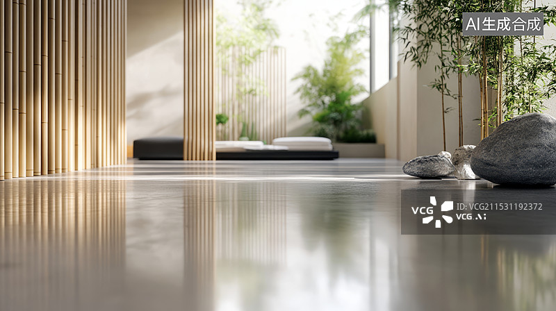 【AI数字艺术】极简风格室内设计图片素材