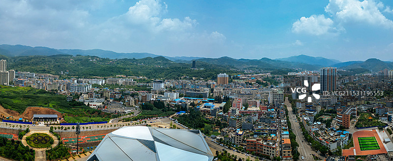 富源县 金城广场 文明塔 旧城山公园 体育公园 玉顺湖图片素材