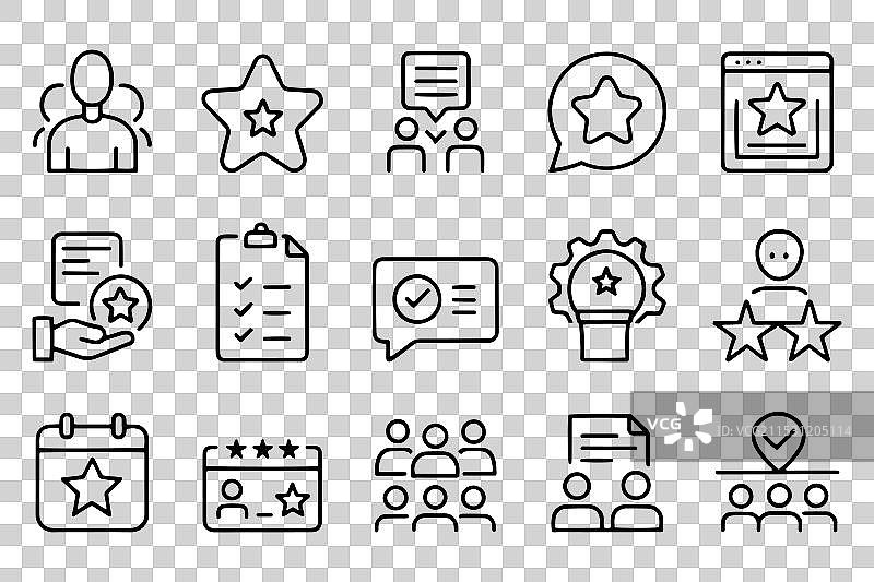 客户评价反馈和相关意见图片素材