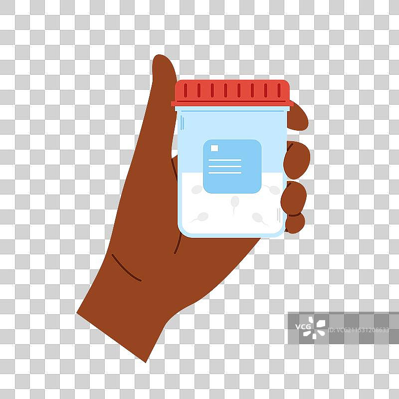 塑料管中的精液检测医疗样本图片素材