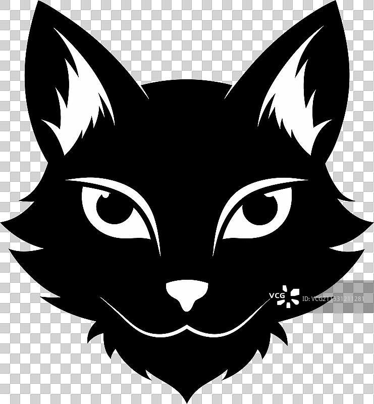 白色背景上的狐狸图片素材