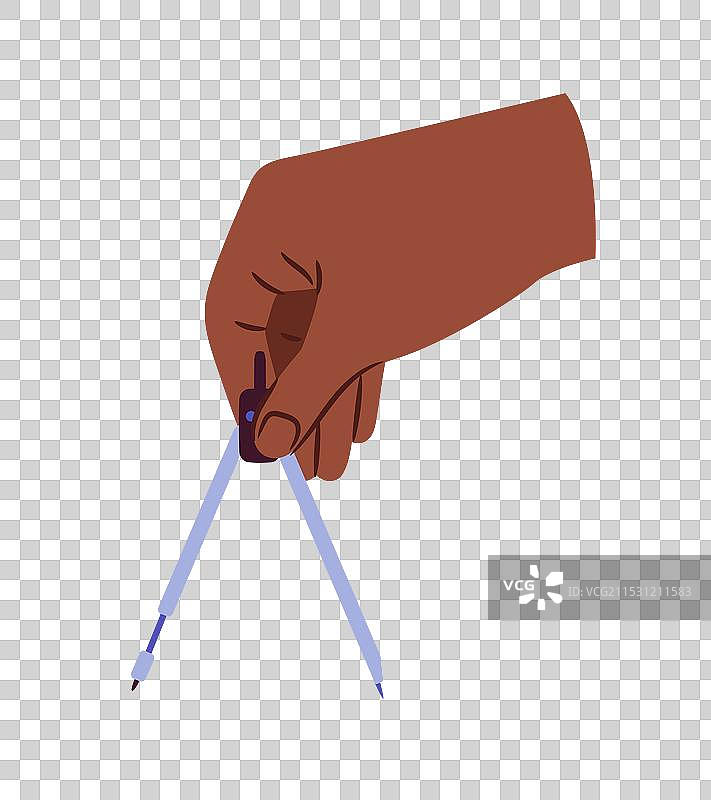 手持分隔尺的文具工具图片素材