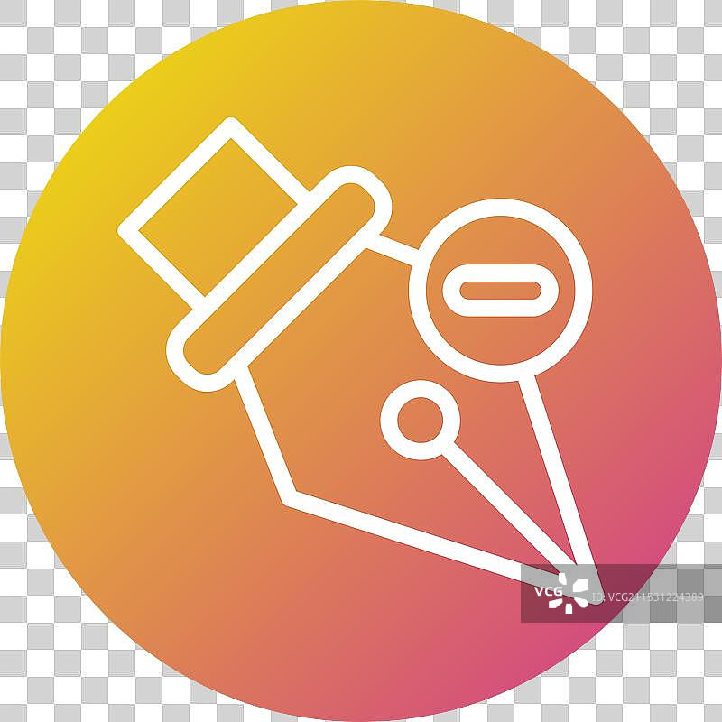 删除锚点图标设计图片素材