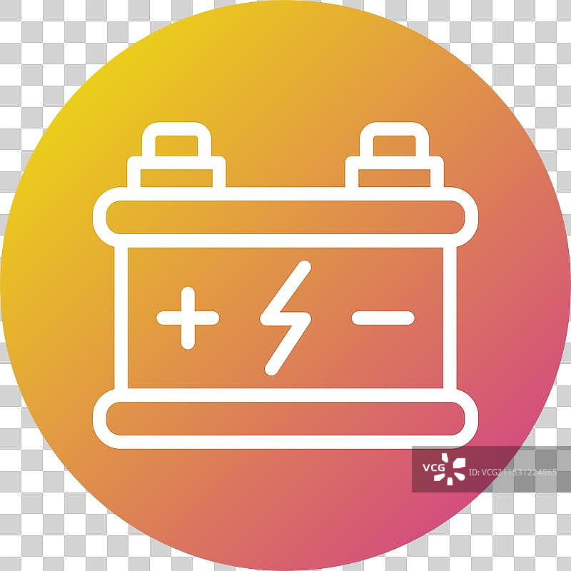 汽车电池图标设计图片素材