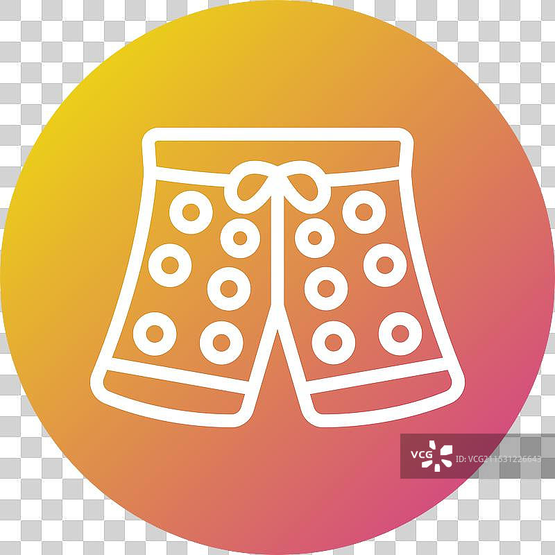 游泳短裤图标设计图片素材
