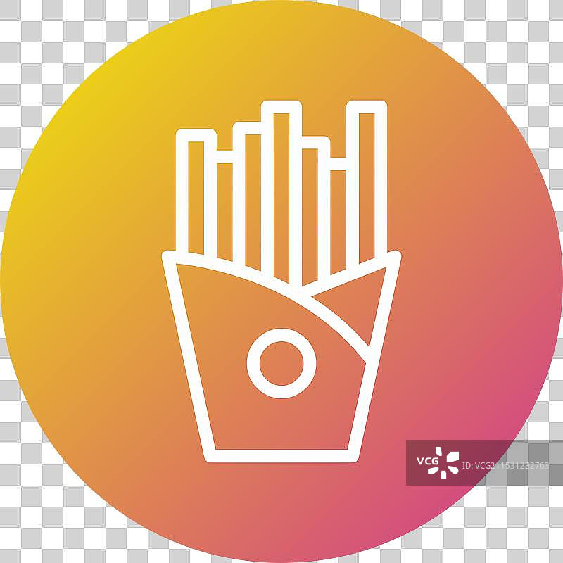 薯条图标设计图片素材