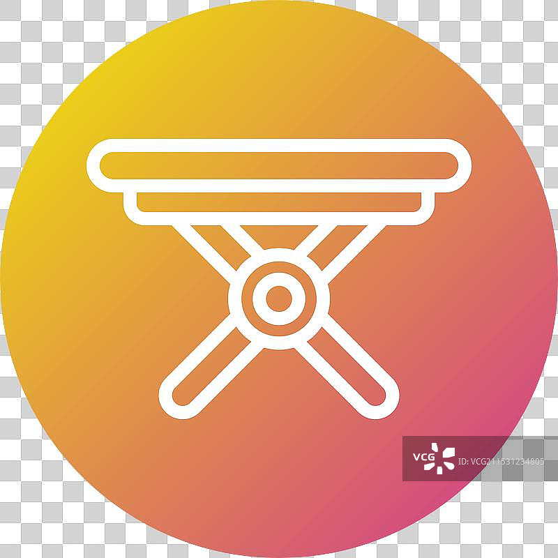 折叠桌图标设计图片素材