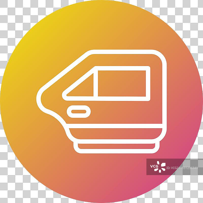 汽车门图标设计图片素材