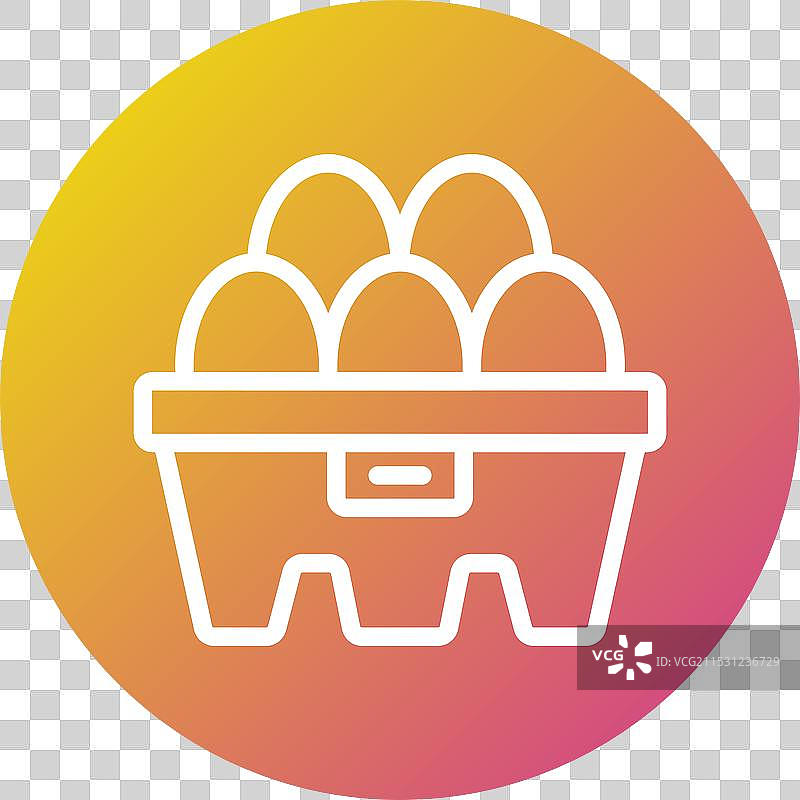 鸡蛋盒图标设计图片素材