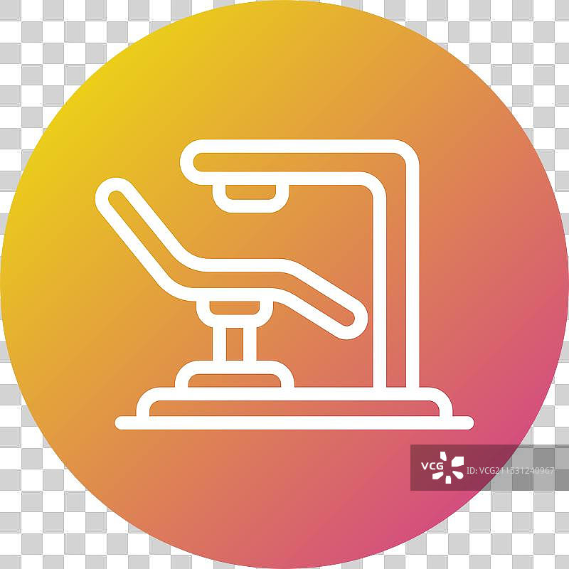 牙科椅图标设计图片素材