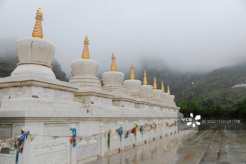 阿拉善左旗贺兰山广宗寺景区图片素材