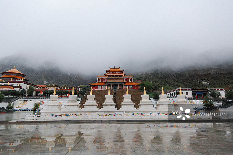 阿拉善左旗贺兰山广宗寺景区图片素材
