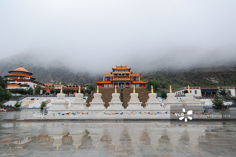 阿拉善左旗贺兰山广宗寺景区图片素材