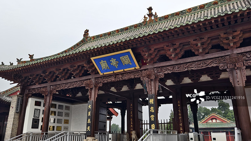 山西运城解州关帝庙图片素材