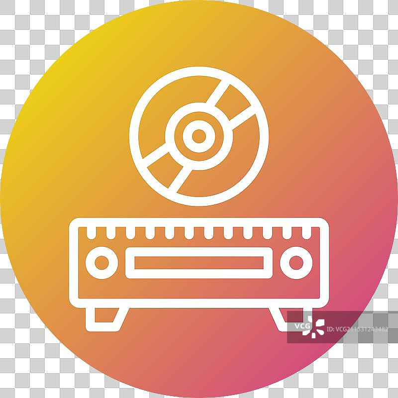 CD播放器图标设计图片素材