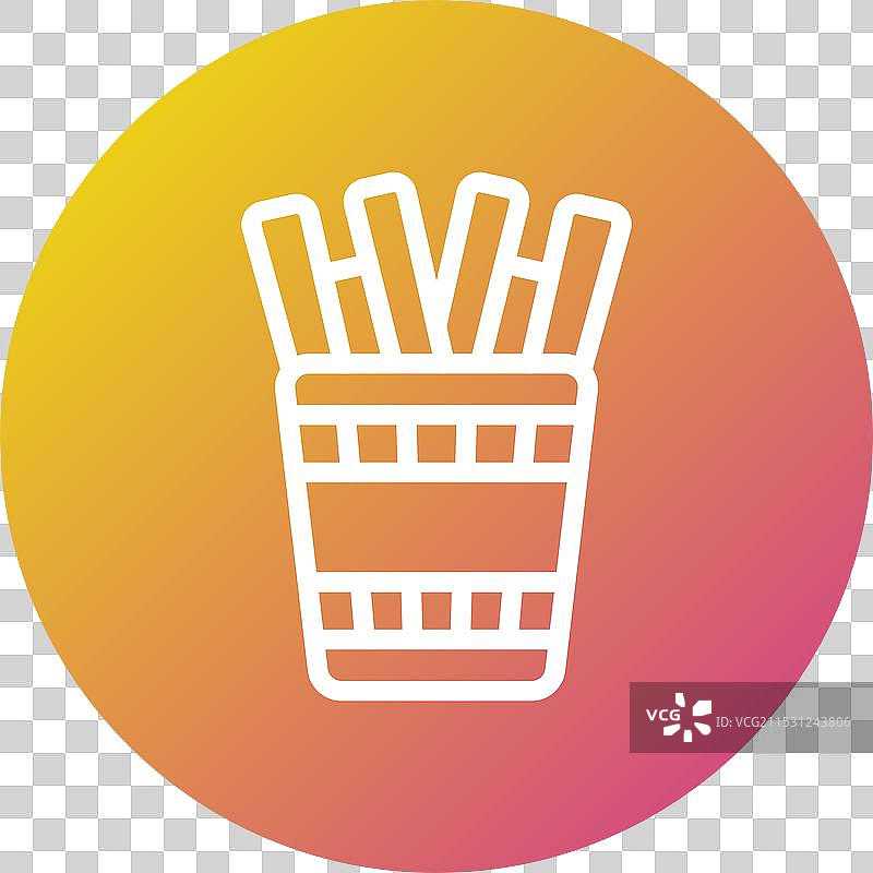 薯条图标设计图片素材