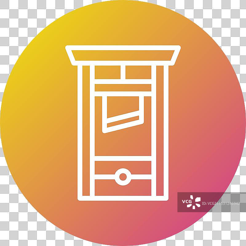 断头台图标设计图片素材