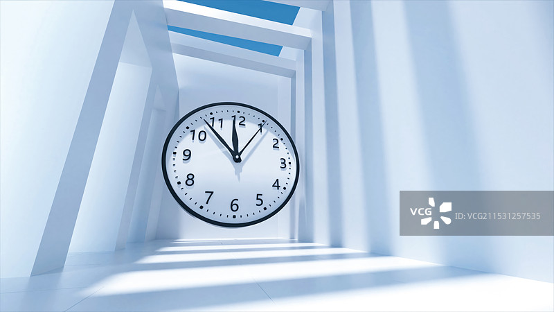 时间钟表光阴流逝创意空镜图片素材