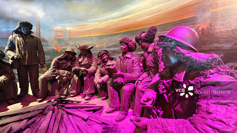 大庆油田历史陈列馆图片素材