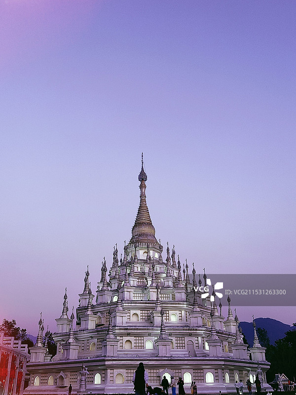 德宏勐焕银塔景区图片素材