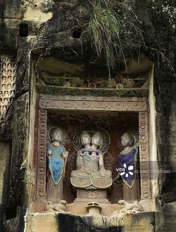 巴中南龛山景区图片素材