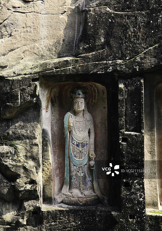 巴中南龛山景区图片素材