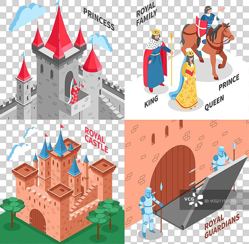 皇家城堡设计概念图片素材