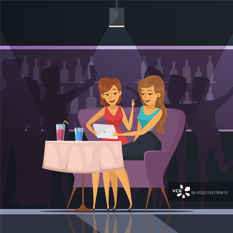 咖啡馆里的自拍图片素材