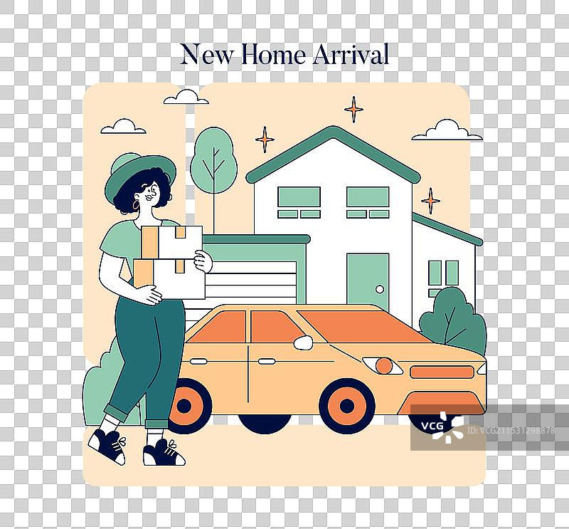 搬家公寓图片素材