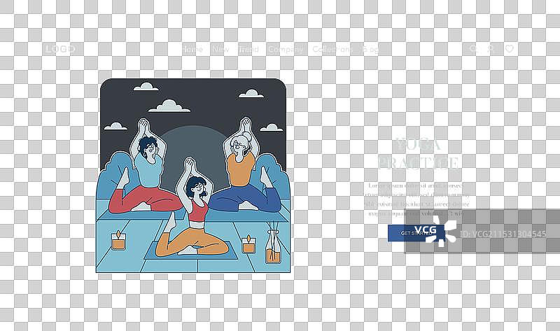 健康预防扁平图图片素材