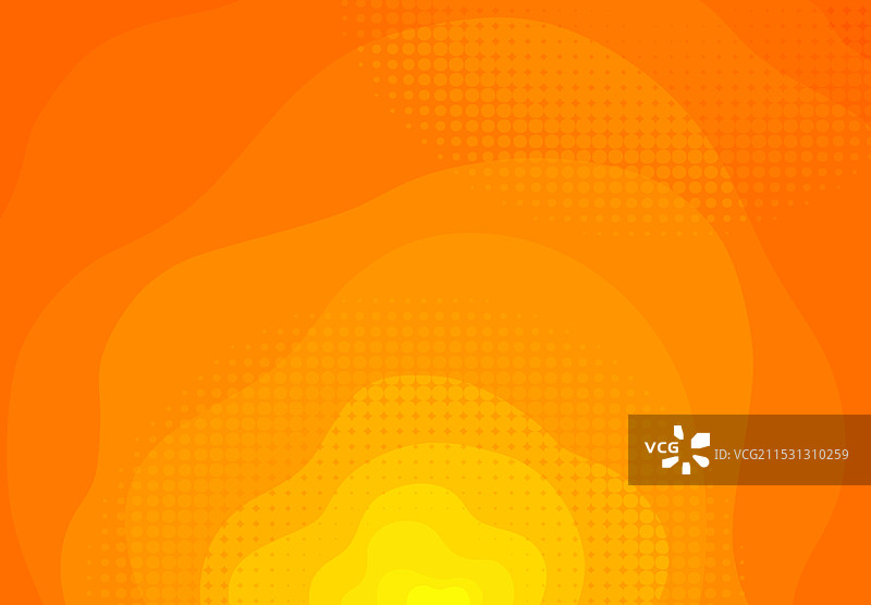 日落漫画背景，明亮的波普艺术风格图片素材