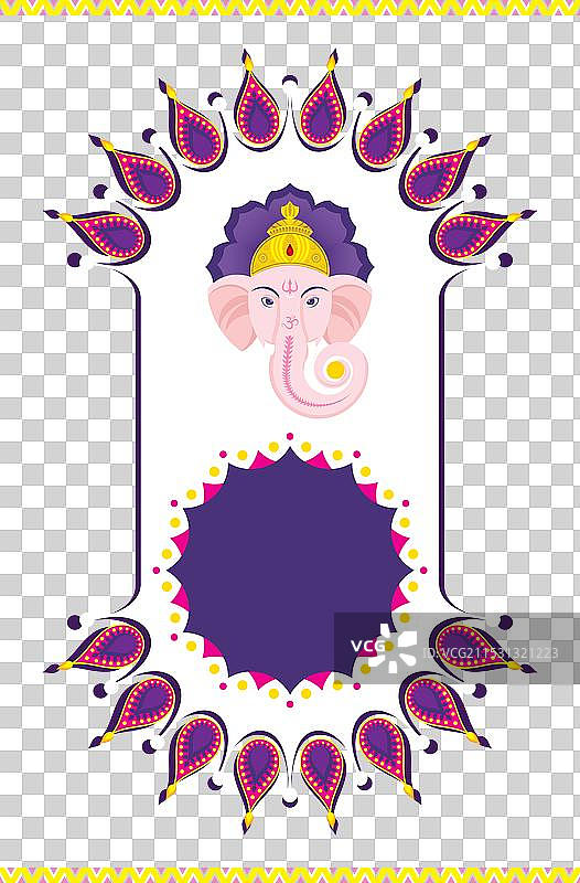 五彩缤纷的“快乐甘尼什查图尔提”图片素材